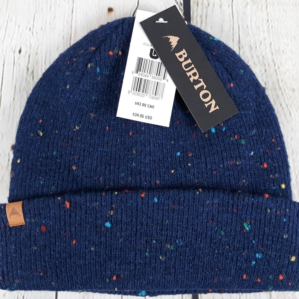 Men's Burton Linden Beanie in Mood Indigo(Blue)
